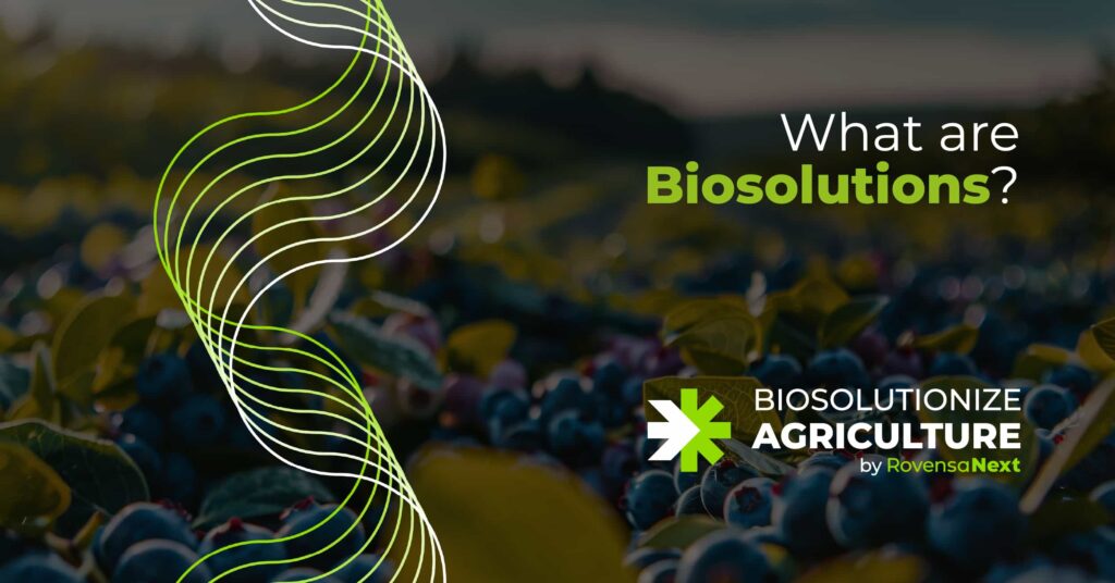 What are biosolutions in agriculture? Rovensa Next