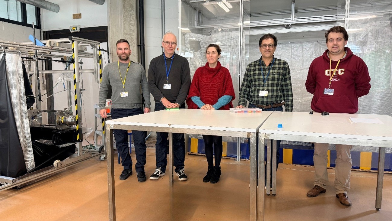 FAUVE Project Team (from left to right): Julien Godet (UTC, Engineer); Cédric Ernenwein (Global R&D Product Design Manager at Rovensa Next); Audrey Drelich (UTC, TIMR Manager); Khashayar Saleh (UTC, TIMR Director); Matthieu Proust (UTC, Engineer).