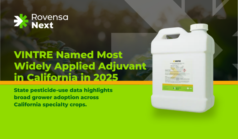 VINTRE Named Most Widely Applied Adjuvant in California in 2025 (1)