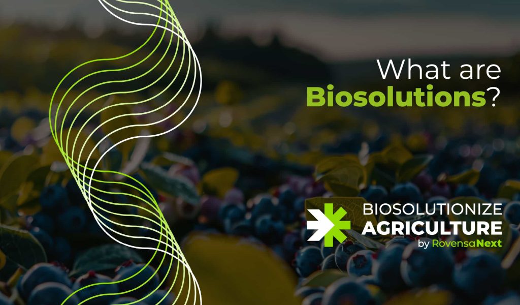 What are biosolutions in agriculture? Rovensa Next